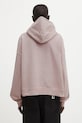 Odzież Carhartt WIP bluza bawełniana W' Hooded Benton Sweat I034512.1NJGD różowy