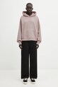 Carhartt WIP bluza bawełniana W' Hooded Benton Sweat I034512.1NJGD różowy