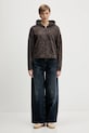 Mikina Hollister Co. KI352.5223.908 hnedá AW25