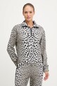 Newland bluza sportowa LADY CROPP SWT SHIRT wzorzyste beżowy N46759.193