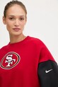 Nike bluza Oversized Crew Fleece czerwony 01D7.058Y.9B.SD2