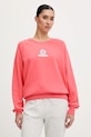 Odzież Rip Curl bluza bawełniana LUXE SURF 0ARWFL różowy