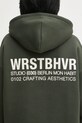 WRSTBHVR felpa Studio verde U2025TT.3064