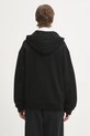 Odzież Fiorucci bluza bawełniana Angel Patch Regular Fit Zip Up W02FPSZI397CJ05BK01 czarny