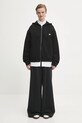 Fiorucci bluza bawełniana Angel Patch Regular Fit Zip Up W02FPSZI397CJ05BK01 czarny