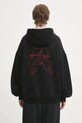 Oblečení Bavlněná mikina Fiorucci Kissing Angels Love Print Relaxed W25FWSHO002CJ05BK01 černá