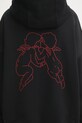 Bavlněná mikina Fiorucci Kissing Angels Love Print Relaxed W25FWSHO002CJ05BK01 černá