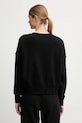 Ρούχα Βαμβακερή μπλούζα Dkny LOGO TERRY DP5T1370 μαύρο