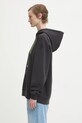 Хлопковая кофта GANNI Isoli Cherries Oversized T4285 серый AW25