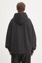 Одежда Хлопковая кофта GANNI Isoli Oversized T4360 серый