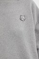 Maison Kitsuné bluza bawełniana Bold Fox Head Patch szary MW00315KM0321