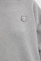 Maison Kitsuné bluza bawełniana Bold Fox Head Patch szary MW00315KM0321