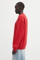 Sporty & Rich bluza bawełniana California Emblem ST07164033RE15 czerwony AW25