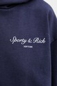 Sporty & Rich bluza bawełniana Syracuse granatowy ST09166328BL106
