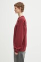 Sporty & Rich cotton sweatshirt Soho ST07162083RE10 maroon AW25