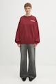 Sporty & Rich cotton sweatshirt Soho ST07162083RE10 maroon