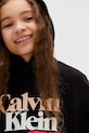 Otroški bombažen pulover Calvin Klein Jeans IG0IG02989.9BYA črna