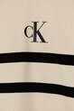 Dziewczynka Calvin Klein Jeans bluza bawełniana dziecięca IG0IG02993.9BYA beżowy