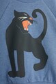 Dziewczynka Mini Rodini bluza bawełniana Panther 1100029960 niebieski