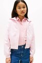 Tommy Hilfiger bluza dziecięca z kapturem różowy KG0KG08688.122.9BYA
