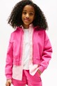 Tommy Hilfiger bluza bawełniana dziecięca bawełna różowy KG0KG08690.9BYA