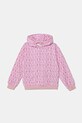 Guess hanorac de bumbac pentru copii cu modele roz J5YQ02.KAD74.9BYA