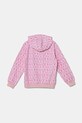 Guess bluza bawełniana dziecięca J5YQ02.KAD74.9BYA różowy AW25