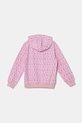 Dětská bavlněná mikina Guess J5YQ02.KAD74.9BYA růžová AW25