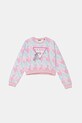 Guess gyerek melegítőfelső pamutból pamut rózsaszín J5YQ03.KA6R4.9BYA