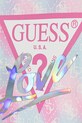 Lány Guess gyerek melegítőfelső pamutból J5YQ03.KA6R4.9BYA rózsaszín
