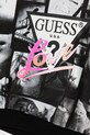Lány Guess gyerek melegítőfelső pamutból J5YQ03.KA6R4.9BYA fekete