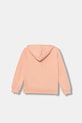 Guess hanorac de bumbac pentru copii J5YQ06.KA6R4.9BYA portocaliu AW25