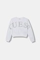 Guess bluza bawełniana aplikacja biały J5YQ09.KAV34.9BYA