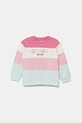Guess hanorac de bumbac pentru copii imprimeu roz K5YQ00.KA6R4.9BYA