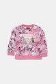 Guess hanorac de bumbac pentru copii print roz K5YQ02.KA6R4.9BYA