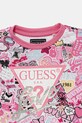 Fete Guess hanorac de bumbac pentru copii K5YQ02.KA6R4.9BYA roz