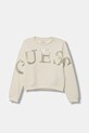 Guess bluza bawełniana dziecięca aplikacja beżowy K5YQ09.KAV34.9BYA