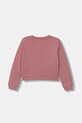 Guess bluza bawełniana dziecięca K5YQ09.KAV34.9BYA różowy AW25