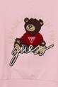 Dziewczynka Guess bluza bawełniana dziecięca H5YJ00.KAX74.G.9BYA różowy