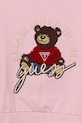 Dziewczynka Guess bluza bawełniana dziecięca H5YJ00.KAX74.G.9BYA różowy
