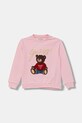 Guess bluza bawełniana dziecięca aplikacja różowy H5YT00.KAX74.G.9BYA