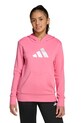 adidas bluza dziecięca z kapturem różowy JV5266