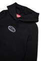 Dziewczynka Diesel bluza bawełniana dziecięca SASYHOOD SWEAT-SHIRT J02416 czarny