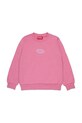 Detská bavlnená mikina Diesel SVALSY SWEAT-SHIRT bavlna ružová J02417