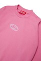 Dievča Detská bavlnená mikina Diesel SVALSY SWEAT-SHIRT J02417 ružová