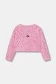 Dětská mikina adidas JW7541 růžová AW25