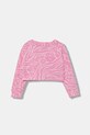 DÍVKA Dětská mikina adidas JW7541 růžová