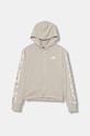 Дитяча кофта adidas KC5419 бежевий AW25