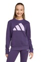 Dětská mikina adidas bez kapuce fialová JN2592