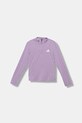 Dětská mikina adidas JW2477 fialová AW25